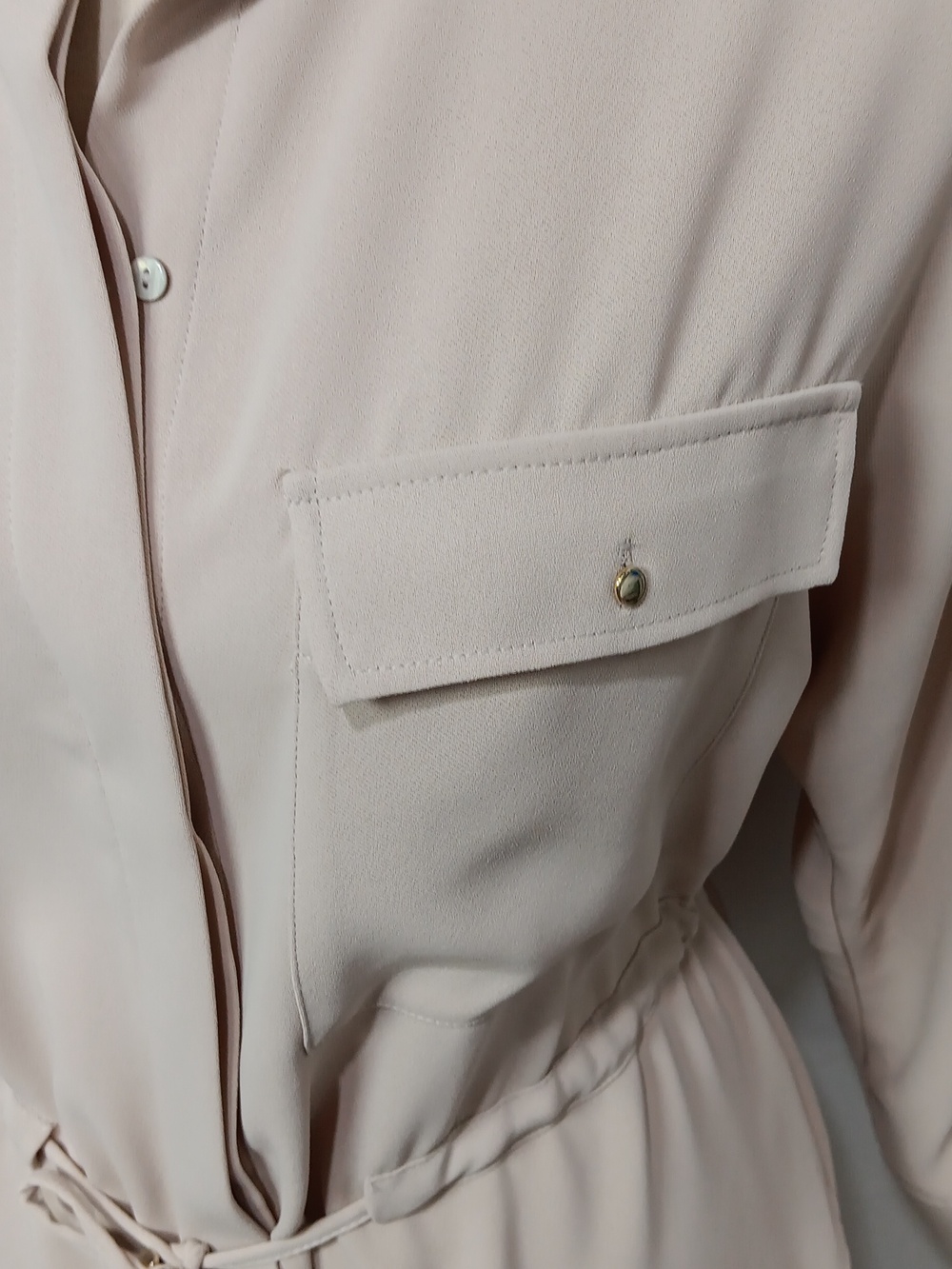 Zara Safari Crepe Top Jacket - Picture 8 of 10